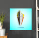 Vector Ice Cream From Paper Wall Mural