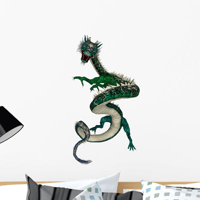 Eastern Dragon shown on a wall