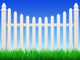 Fence Blue Sky with