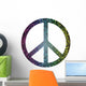 Peace Symbol Wall Mural
