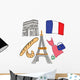 Vector Symbols France Wall Mural