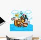 Noah's Ark with Animals Wall Decal