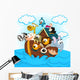 Noah's Ark with Animals Wall Decal