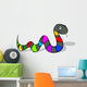 Striped Snake Wall Decal