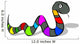 Striped Snake Wall Decal
