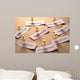 Teamwork flowchart. Clipping path included. Wall Mural