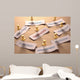 Teamwork flowchart. Clipping path included. Wall Mural