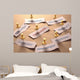 Teamwork flowchart. Clipping path included. Wall Mural