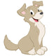 Cartoon Dog Wall Decal
