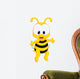 Funny Bee Cartoon Wall Decal