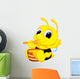Cute Baby Bee Wall Decal