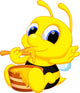 Cute baby bee Wall Decal