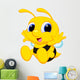 Cute Baby Bee Cartoon Wall Decal