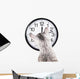 Clock Cat Wall Decal
