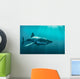 Great White Shark Underwater Wall Decal