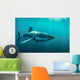 Great White Shark Underwater Wall Decal