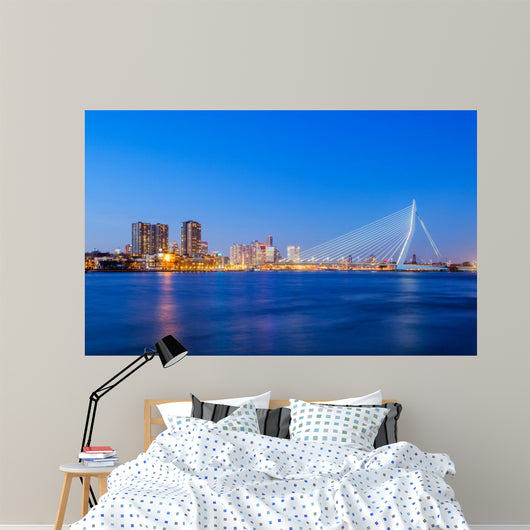 Erasmus Bridge Twilight Rotterdam