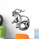 Capricorn Black White Wall Decal