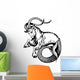Capricorn Black White Wall Decal