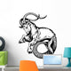 Capricorn Black White Wall Decal