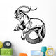 Capricorn Black White Wall Decal