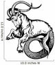 Capricorn Black White Wall Decal