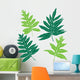 Hawaiian Ferns Wall Decal