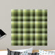 Seamless Green Tartan Pattern Wall Decal
