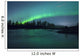 Aurora Borealis over the river Wall Mural