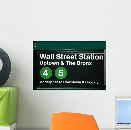 Wall Street Subway Station Wall Mural