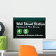 Wall Street Subway Station Wall Mural
