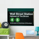 Wall Street Subway Station Wall Mural
