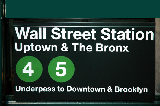 Wall Street Subway Station Wall Mural
