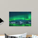 Icebergs under Northern Lights