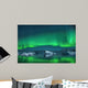 Icebergs under Northern Lights