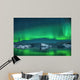 Icebergs under Northern Lights