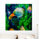 salt water fish in the ocean or aquarium Wall Mural
