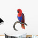 Beautiful Red Parrot Wall Decal