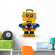 Robot having a drink Wall Decal