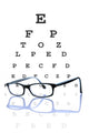 Eye Glasses Reflected with Wall Mural