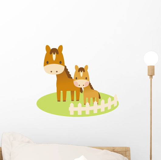 Sweet Horses Wall Decal