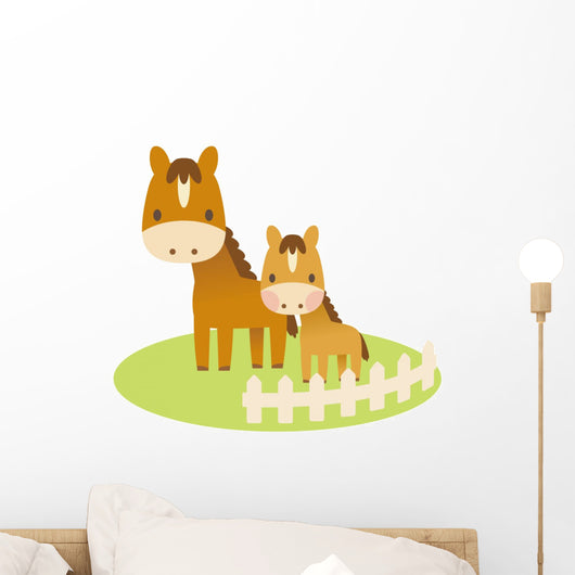 Sweet Horses Wall Decal