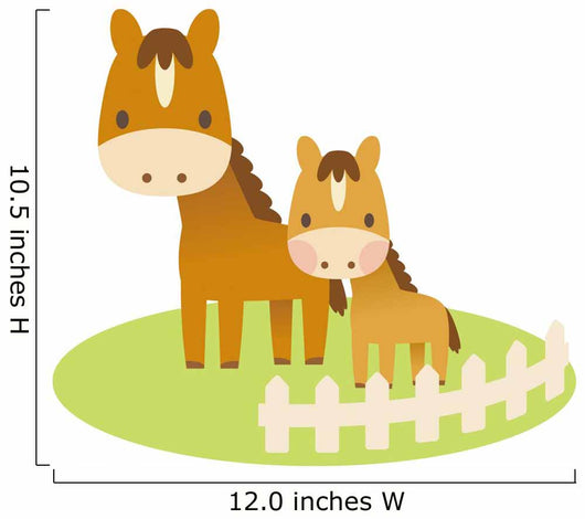 Sweet Horses Wall Decal