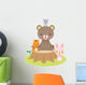 Happy Forest Animals Wall Decal