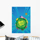 Fantasy Planet Earth Vector Wall Decal