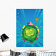 Fantasy Planet Earth Vector Wall Decal