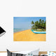 Sri Lanka Beach and Boats Wall Decal