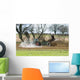 Tractor Muck Spreading during Wall Decal