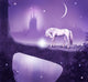 Purple Castle Unicorn Wall Mural