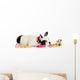 Fashionable French Bulldog Wall Decal